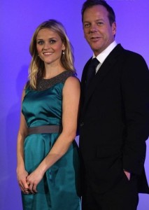 Reese Witherspoon and Kiefer Sutherland at the movie Premiere of Monsters vs Aliens in Berlin Germany 11