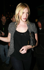 Laura Prepon arrives at arrive at Eva Longoria Parker's restaurant Beso in Hollywood to celebrate it's one-year-anniversary