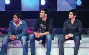 Meteb al-fahed with michel rmeih and mohamed serag at Star Academy Third Prime