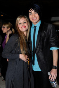 Adam Lambert photo with Megan Corkrey