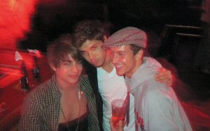 Adam Lambert large photo with his friends