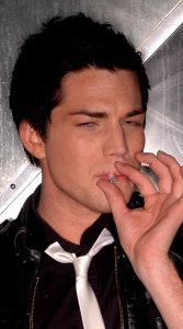 Adam Lambert added March 20th 2009 smoking a cigarette wallpaper