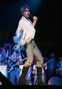 Adam Lambert added on March 21st 2009 on stage before American Idol