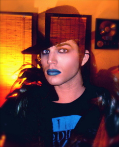 adam lambert new desktop background and wallpapers blue lipstick