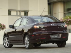 Mazda Mazda 3 2007 black paint job aluminum rims 1 6