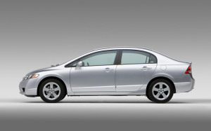 Honda Civic 2009 Civic 2009 honda civic silver side view