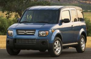 Honda Element 2009 Element 2009 honda element front left blue