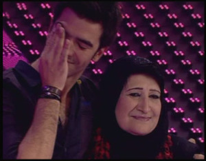 Mothers at the fifth prime of Star Academy season6 Mohammed Serag with his mother Mrs  Anhar