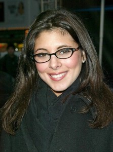 Jamie Lynn Sigler at the Omega Watch rolls into Times Square event on the 11th of April 2002