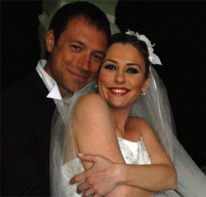 Sinan Sumer and Ece Uslu from the Turkish Series Elveda derken