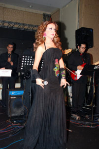 Rola Saed at a Christmas concert held at JW Mariot Hotel in Egypt 4