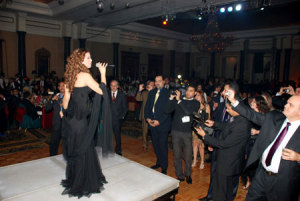 Rola Saed at a Christmas concert held at JW Mariot Hotel in Egypt 3