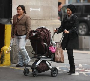 Jessica Alba with her family in New York City on March 26th 2009 3