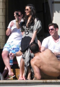 Kim Kardashian at the MGM Grand Hotel And Casino Wet Republic Pool Party in Las Vegas March 28th 2009