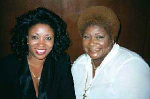 Ann Nesby with Taana at the Billboard Dance Summit 2000