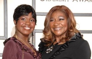 Ann Nesby and Paris Bennett arrive at the 50th annual Grammy awards held at the Staples Center on February 10th 2008 in Los Angeles California