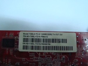 nVidia 7300LE 128MB sticker