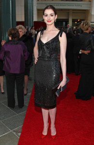 Anne Hathaway at the LA Premiere Of Valentino The Last Emperor held at the Los Angeles County Museum of Art on April 1st 2009