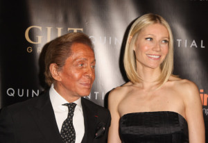 Gwyneth Paltrow and designer Valentino Garavani at the New York Premiere of Valentino The Last Emperor at The Museum of Modern Art in the The Roy and Niuta Titus I Theater on March 17th 2009 in New York