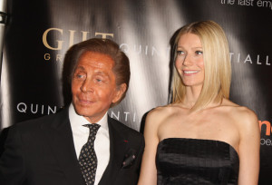 Gwyneth Paltrow and designer Valentino Garavani at the New York Premiere of Valentino The Last Emperor at The Museum of Modern Art in the The Roy and Niuta Titus I Theater on March 17th 2009 in New York