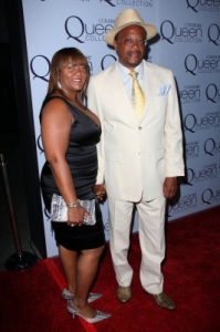 Greg Mathis arrives at Queen Latifah birthday party