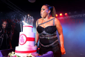 Queen Latifah birthday party pictures at SIR Studios on March 28th 2009 in Hollywood California