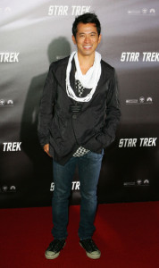 designer Bowie Wong arrives at the world movie premiere of Star Trek XI