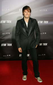 Jonathan Pease arrives at the world movie premiere of Star Trek XI