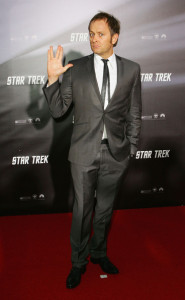 Mike Goldman arrives at the world movie premiere of Star Trek XI