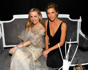 Melissa George and Tricia Helfer at the 11th annual Costume Designers Guild Awards held at the Four Seasons Beverly Wilshire Hotel on Februray 17th 2009 in Beverly Hills California