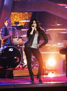 Demi Lovato performing at Dancing With The Stars on April 7th 2009 4