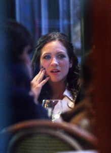 Brittany Snow spotted out for Dinner in NY on february 15th 2009 1