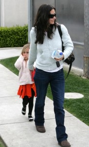 Courteney Cox spotted with her daughter Coco Arquette In Malibu on February 21st 2009