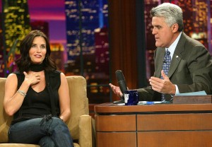 Courteney Cox on The Tonight Show With Jay Leno at the NBC Studios in Burbank California on October 16th 2003 3