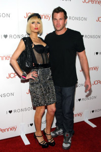 Paris Hilton and Doug Reinhardt attend the I Heart Ronson event at Bar Marmont in Hollywood California on April 3rd, 2009