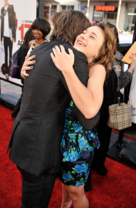 Zac Efron and Olesya Rulin arrive at the movie premiere of 17 Again on April 14, 2009