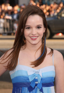 Danielle Panabaker arrives at the movie premiere of 17 Again on April 14, 2009