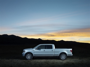 Ford f 150 2009 f 150 Platinum 2009 ford f 150 platinum edition left side view