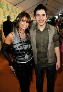 Paula Abdul with David Archuleta at Nickelodeon's 2009 Kids Choice Awards