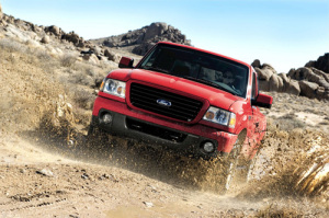 Ford Ranger 2010 Ranger Red 2010 ford ranger front view mud riding