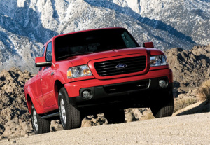 Ford Ranger 2010 Ranger Red 2010 ford ranger front and right side view