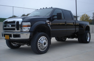 Ford f 450 2009 f 450 Black 2009 Ford f 450 super duty front and left side view wallpaper