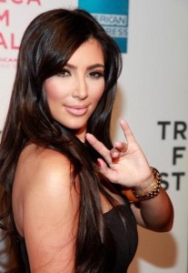 Kim Kardashian arrives at the movie Premiere Of Wonderful World at Tribeca Film Festival on April 27th 2009 5