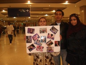 Khawla Bin Imran arrival at the airport 3