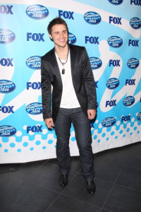 Kris Allen poses in the press room during the American Idol Season 8 Grand Finale held at Nokia Theatre L A  Live on May 20th, 2009 in Los Angeles, California