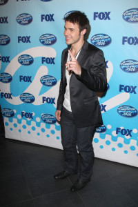 Kris Allen poses in the press room during the American Idol Season 8 Grand Finale held at Nokia Theatre L A  Live on May 20th, 2009 in Los Angeles, California