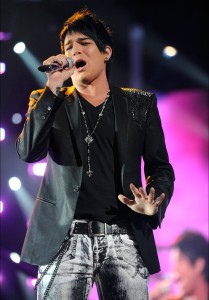 Adam Lambert high quality photo on stage of the American Idol finale on May 19th 2009