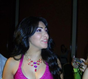 Mirhan Hussein at her birthday party wearing a pink stylish dress