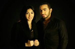 Mirhan Hussein pictures with Tamer Hosni 1