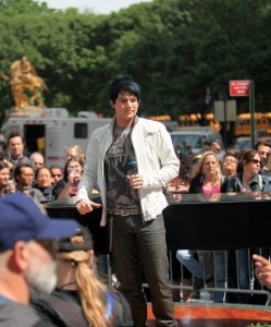 Latest appearance of Adam Lambert at CBS The Early Show in New York City on May 26th 2009 9